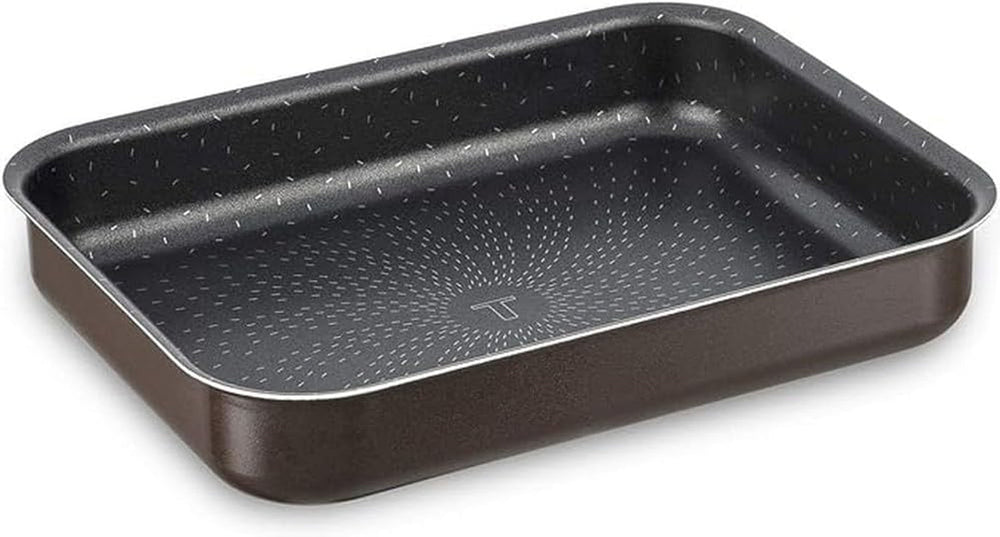 Tefal J1600502 Success Flach Mini Backofen Aluminium Schwarz 19X25 X 4,2 cm Formen und Bleche zum Backen Naty Shop