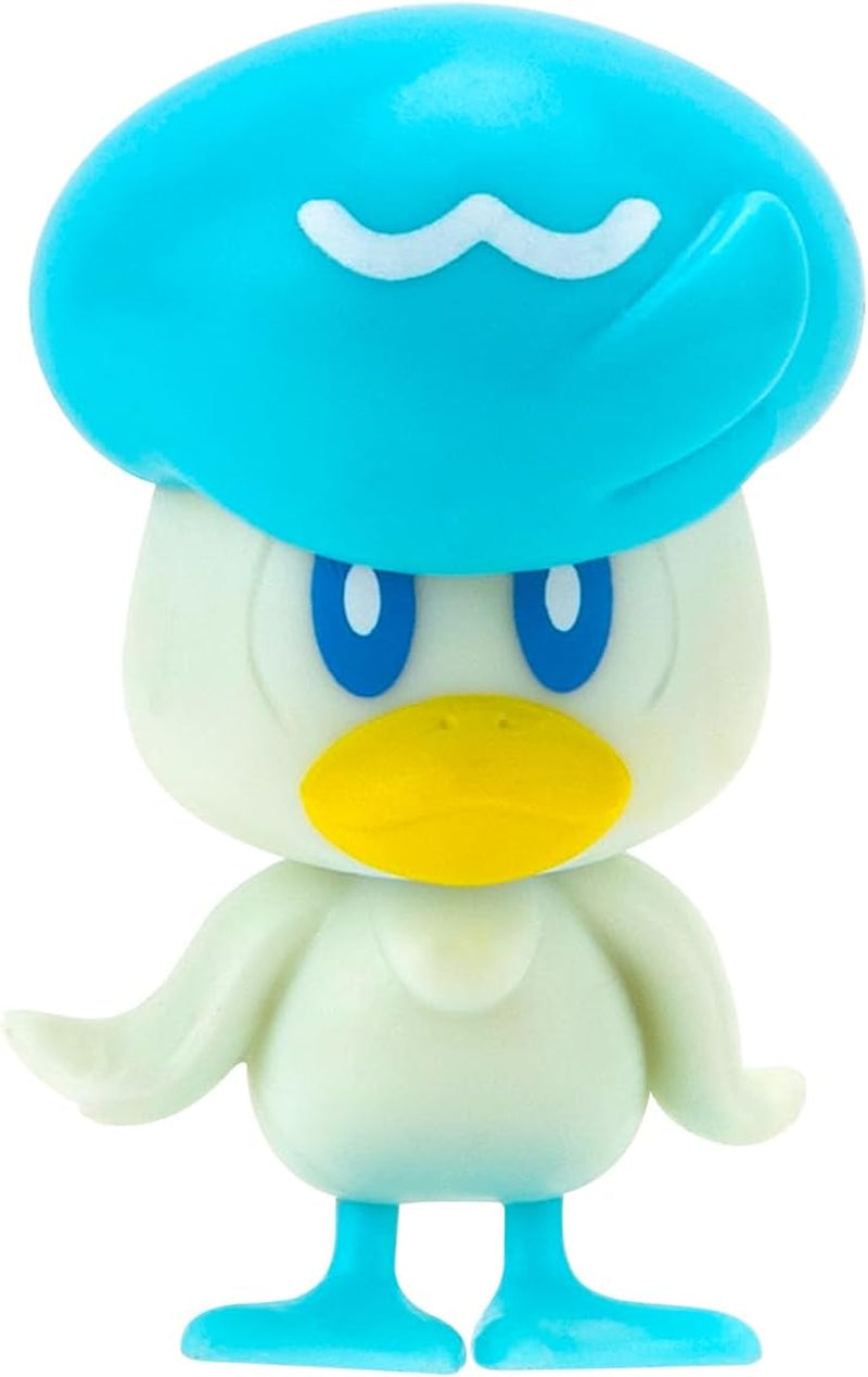 Pokémon PKW3402 - Battle Figure Multipack - pachet de 4 cu Pikachu, Croc, Kwaks, Felori, figuri detaliate oficiale, 5 cm fiecare Action figures Naty Shop