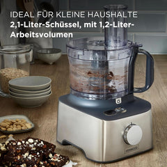 Kompakte Küchenmaschine Kenwood Multipro Compact+ FDM315SS, Edelstahlklinge Mutter und Kind Naty Shop