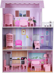 WOOMAX Colorbaby 85293 Casă de păpuși din lemn Casute de papusi Naty Shop Titlu implicit