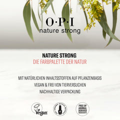 OPI Nature Strong Red and Orange Shades – langanhaltender Nagellack mit einer innovativen veganen Formel mit natürlichen Inhaltsstoffen – für strahlende Nägel