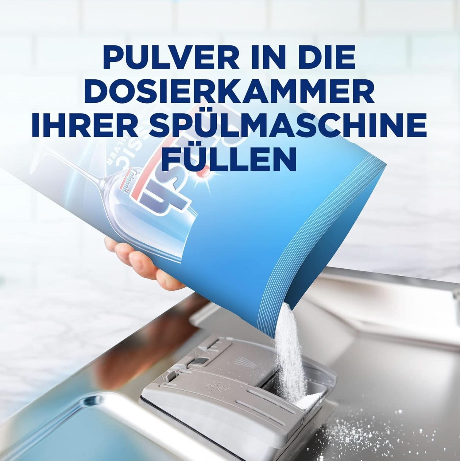 Detergent pudră Finish Classic, fără fosfați - pentru un rezultat strălucitor la spălarea vaselor Detergenti Bucatarie Naty Shop