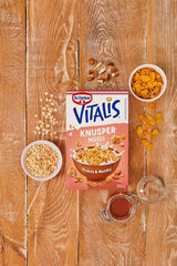 Dr. Oetker Vitalis Crunchy Flakes: Knuspermüsli mit Cornflakes und Mandelstückchen, 5er Pack (5 x 600g)
