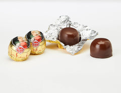 Mozart Barock – Authentische Mozart-Marzipan-Nougat-Kugeln aus dunkler Schokolade, 12 Stück, 1 x 240 g (5 Stück)