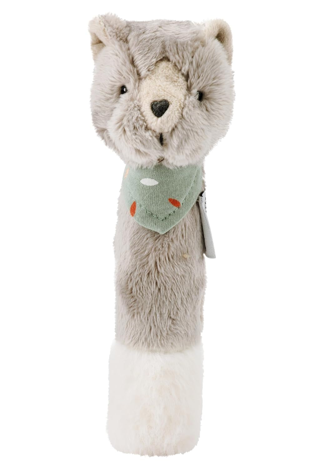 Sterntaler baby squeaker cat Lilly - Jucărie pentru copii din fleece moale - Jucărie de prindere pentru copii - Primele încercări de prindere și joc, gri Jucarii Bebe Naty Shop