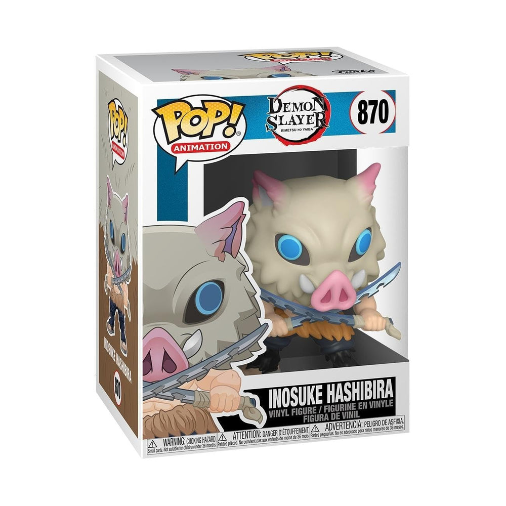 Funko Pop! Animation: Dämonentöter – Inosuke Hashibira – Vinyl-Sammelfigur – Geschenkidee – offizielles Merchandise – Spielzeug für Kinder und Erwachsene – Anime-Fans – Modellfigur für Sammler-Actionfiguren Naty Shop Standardtitel