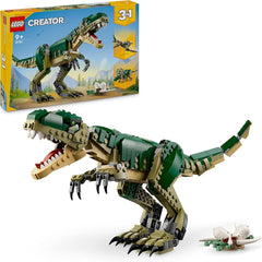 LEGO Creator T.Rex, Dino 3-in-1 verwandelbarer Triceratops oder Pterodaktylus, bewegliches Dinosauriermodell für Kinder, Geschenk für Jungen und Mädchen 31151 Bausets Besuche den LEGO-Store Standardtitel