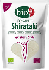 Bioasia Bio Shirataki Spaghetti – Nudeln aus Bio-Konjakmehl – Mit niedrigem Kaloriengehalt – Zucker-, fett- und glutenfrei (1 x 270 g)