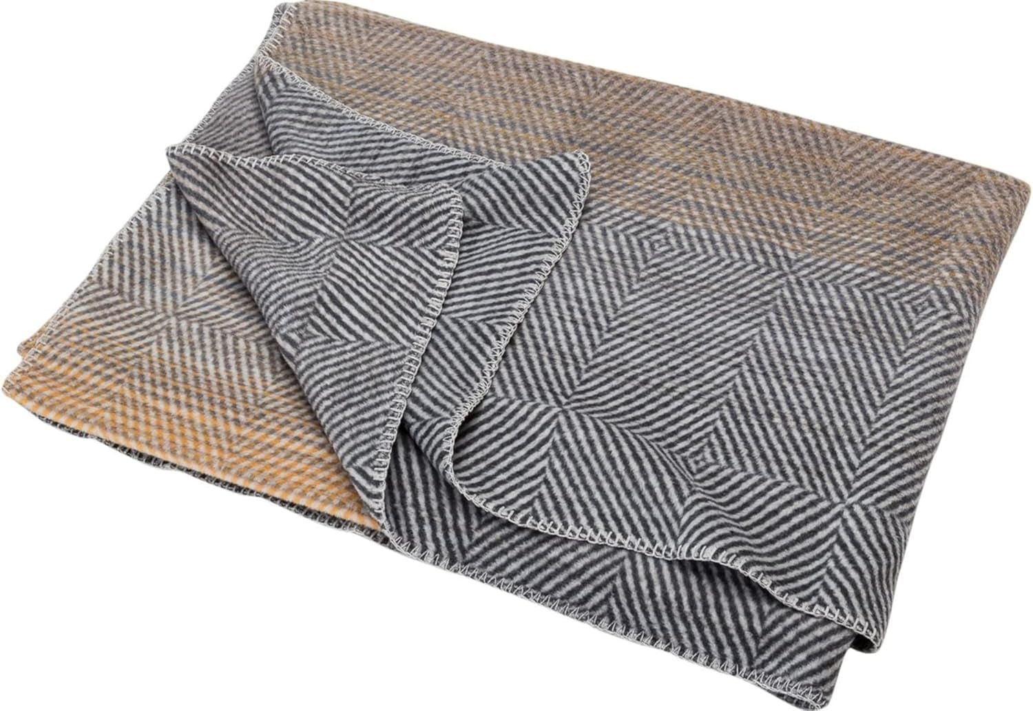 David Fussenegger Pătură de bumbac 150X200 Cm Pătură cu model Gradient de culoare Fluffy Paturi si Cuverturi David Fussenegger