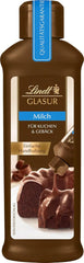 Lindt Schokolade - GLASUR Vollmilch | 10 x 200 g | Vollmilchglasur für einen feinen Überzug bei Kuchen, Torten, Gebäck oder Eis | GLAS | Backen | Schokoladengeschenk Glasuren und Dekor Naty Shop Standardtitel