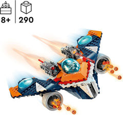 LEGO Marvel Rockets Raumschiff Vs. Ronan Baubares Raumschiff-Set „Guardians of the Galaxy“ Superheldenfigur Spielzeuggeschenk für Jungen und Mädchen ab 8 Jahren 76278 Bausätze Besuchen Sie den LEGO-Store