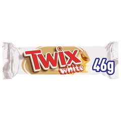 Twix weiße Schokoriegel | Karamell, Kekse, weiße Schokolade | Schokoladen-Multipack | 5 Riegel (5 x 46 g) (5er-Pack)