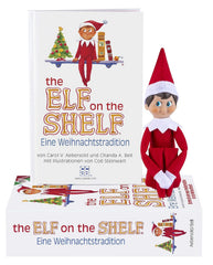 The Elf on the Shelf® Eine Weihnachtstradition | Junge mit blauen Augen | inkl. Zauberhaft illustriertes Buch, Erinnerungsbox & offizieller Adoptionsurkunde