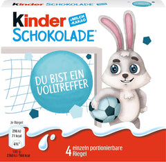 Kinderschokolade (20 x 50 g) – Valentinstagsgeschenk für Sie und Ihn, Karnevals- und Faschingssüßigkeiten – Gefüllte Milchschokoladentafeln – 20 Packungen mit je 4 einzelnen Tafeln