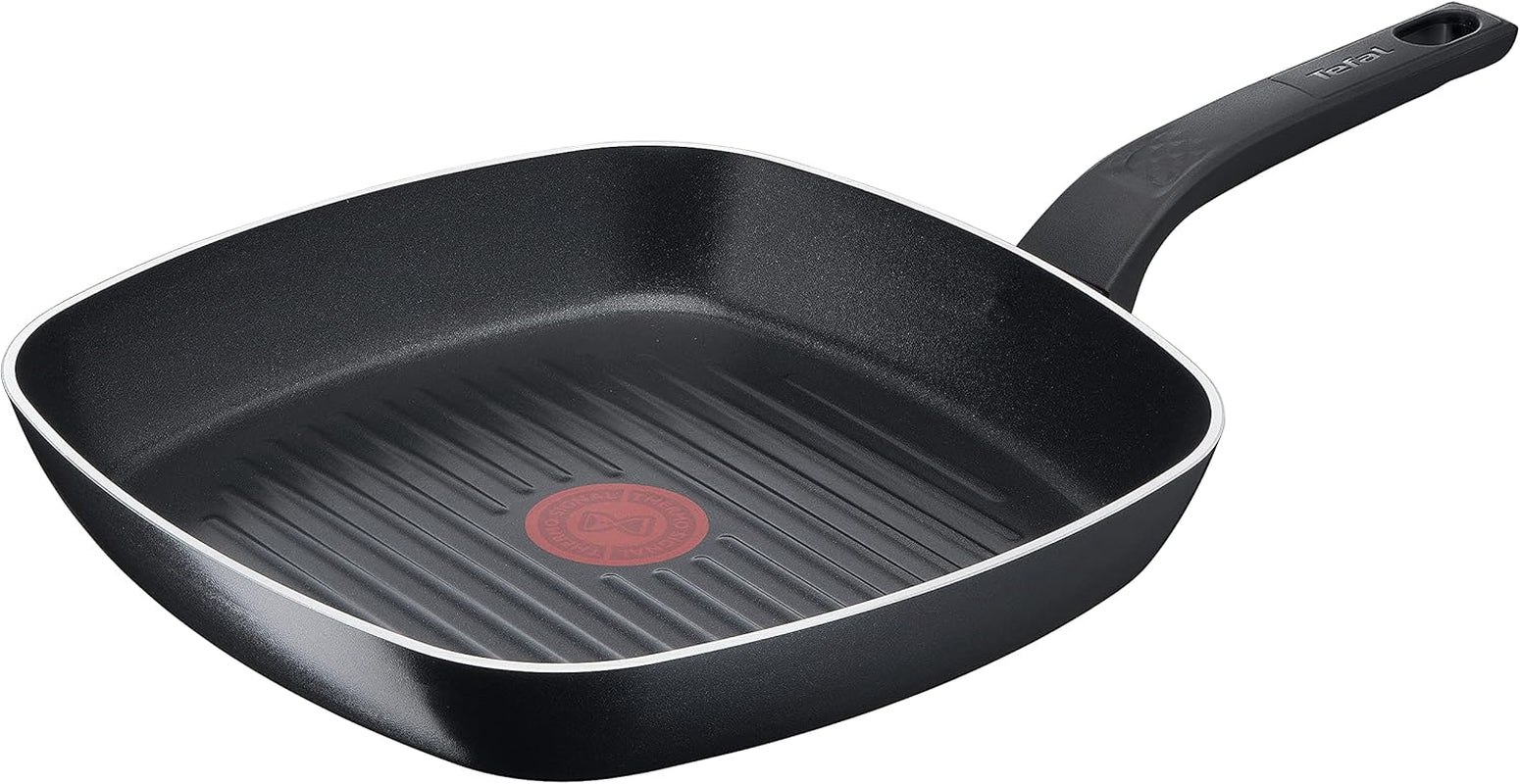 Tefal Easy Cook & Clean, strat antiaderent, indicator de temperatură, nerecomandata pentru inductie Oale si Tigai Naty Shop Tigaie pentru grătar 26 X 26 Cm