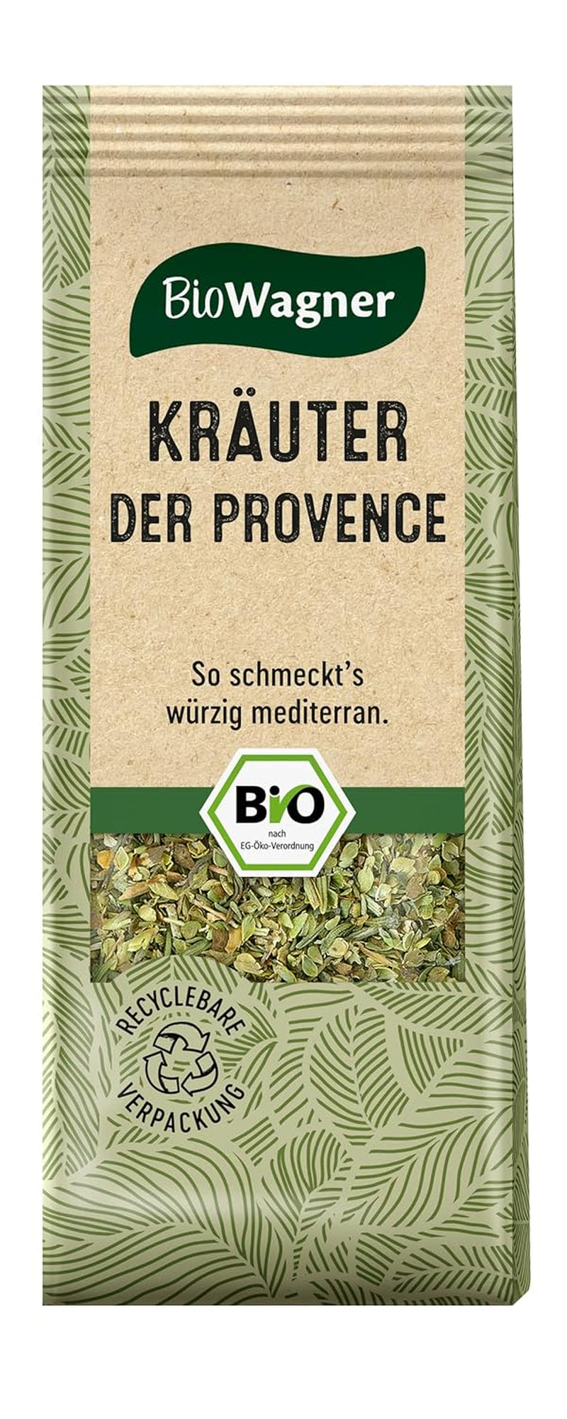 BioWagner - Bio Kräuter der Provence | verfeinert französe Gerichte | naturbelassene Bio-Zutaten | recycelbare Verpackung | 20 g