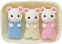Sylvanian Families L5337 Marshmallow Mäuse Drillinge - Figuren für Puppenhaus