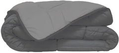 Poyet Motte Calgary Duvet Cover Poliester Steel/Silver, Poliester, Acier/Argent, 220X160X1 Cm Plapumi si pilote Naty Shop 240X220X1 Cm