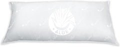 Mediflow 5223 Pernă de apă cu acțiune Aloe Vera, pernă ortopedică pentru susținerea coloanei vertebrale cervicale, 40X80 cm, alb, 1 bucată (1 pachet) Perne standard Naty Shop