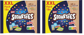 Nestlé SMARTIES Mini XXL Beutel, schokoladenfarbene Linsen, ideal zum Teilen und Genießen mit Familie und Freunden, natürliche Farben, recycelbare Verpackung, 2er-Pack (1 x 259 g)