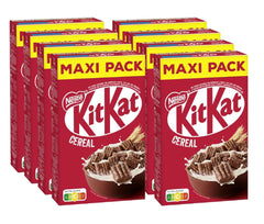 Nestlé KITKAT Cereals, knuspriges Frühstückscerealien mit Kitkat-Waffeln, Packung 8 x 550 Gramm Cereals Naty Shop