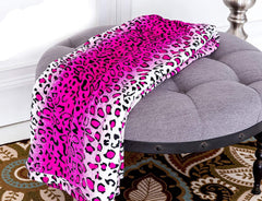 Home Must Haves Queen/King Zebra Giraffe Safari Tierdruck ganzjährig superweiche warme Couch-Überwurfdecke Bettgröße rosa Polyester rosa Leopard Steppdecken und Steppdecken Naty Shop