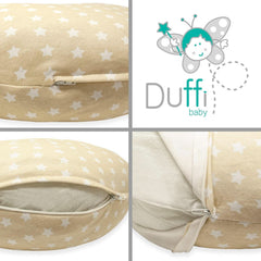 Stillkissen für Neugeborene, XL, Bezug aus 100 % Baumwolle, abnehmbar und waschbar, Füllung aus Polyester, Sternmotiv. Zubehör Essen und Stillen Bebe Naty Shop