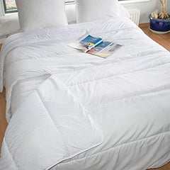 KSGB402460 Pat matlasat pentru 2 persoane, ușor lavabil, alb, 220X240 cm Plapumi si pilote Naty Shop
