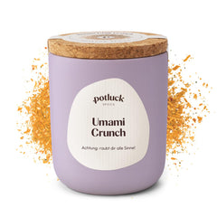 Potluck | Umami Crunch | Würzmischung im Keramiktopf | 75 g | Vegan, glutenfrei und mit natürlichen Zutaten