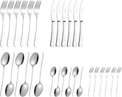 Besteckset Sylvia aus Edelstahl 18/0 poliert 30-teilig Kitchen Naty Shop