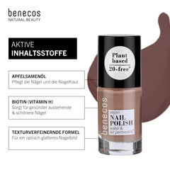 Benecos 20-Free Rock It veganer Nagellack – pflanzlicher Nagellack – schnell trocknend und langlebig – wasserdurchlässig – angereichert mit Biotin – 5 ml
