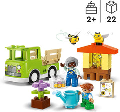 LEGO DUPLO Town Imkerei und Bienenstöcke, Lernspielzeug für Kleinkinder mit 2 Figuren und einem mobilen Truck, Bau- und Umbauset, Spielzeug für Kleinkinder ab 2 Jahren 10419 Bausets Besuchen Sie den LEGO-Store