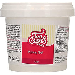 FunCakes Clear Injection Moulding Gel: gel transparent, perfect pentru decorarea prăjiturilor. 350 g Pasta de zahar Naty Shop Default Title