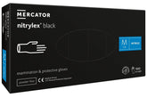 Manusi nitril nepudrate negre Nitrylex 100buc, marimea L Nati Shop