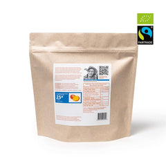 PAKKA organic fair trade mangoes 1kg, bucăți de mango uscate organic și corect, neîndulcite, nesulfurate, produse și umplute direct de producătorul din Columbia, vegan 1 kg (1 pachet) Produse deshidratate Naty Shop