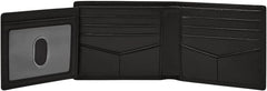 Portofel Fossil pentru bărbați - Derrick RFID piele bifold cu flip ID, ML3681001 - 10.9 cm L x 1.27 cm l x 8.9 cm H Portofel Barbati Naty Shop
