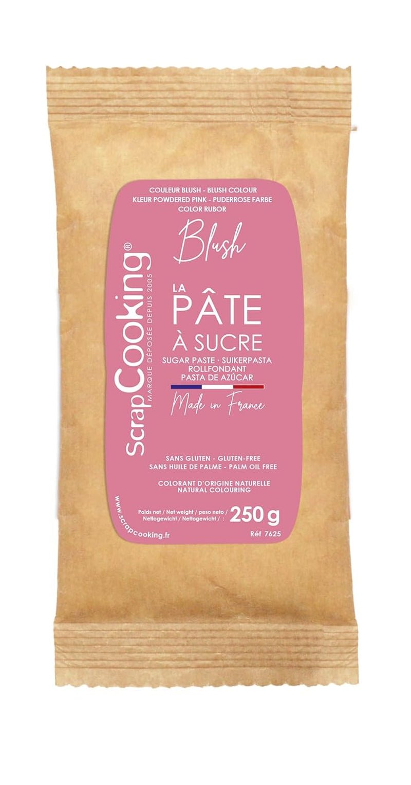 ScrapCooking - Pâte à Sucre Vert Sauge 250g - Colourant d'Origine Naturelle - Sans Gluten, Sans Huile de Palme - Pour Gâteaux, Pâtisseries Anniversaire - Vert Pastel - Fabriquée en France - 7621 Pasta de zahar Naty Shop Fard de obraz roz