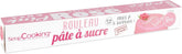 ScrapCooking - Roll fondant roz â'¬ 36 cm - Fondant negru rulat 430 g - Cake topper decorare topper fondant pentru prăjituri, coacere, aniversări, petreceri - Roz - 7264 Pasta de zahar Naty Shop Roz