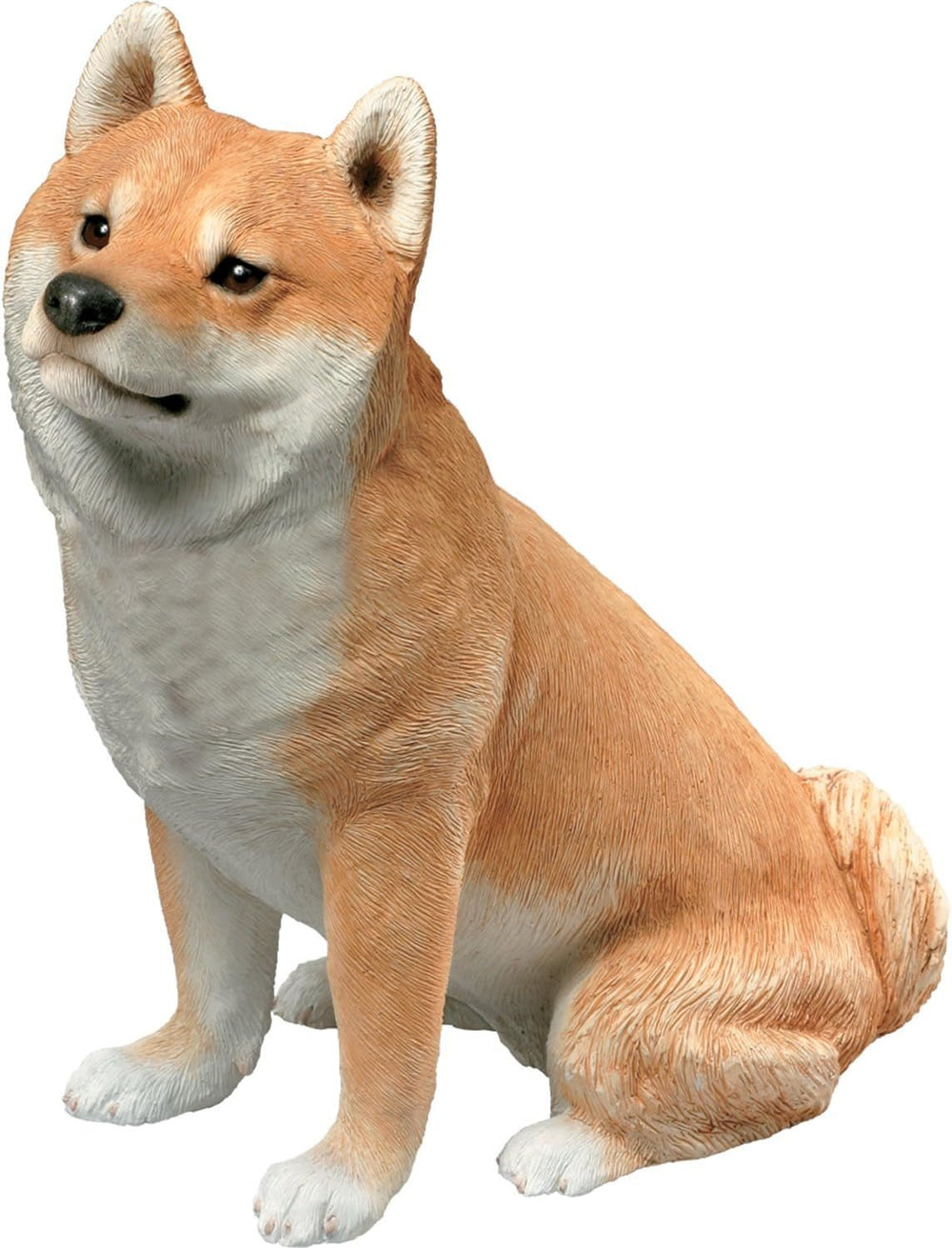 Sculptură, rășină, alb, mărime medie Statuete si sculpturi Naty Shop Dimensiune medie Shiba Inu