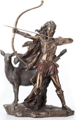 Statuia din bronz a zeiței vânătorii și a sălbăticiei Statuete si sculpturi Naty Shop Titlu implicit