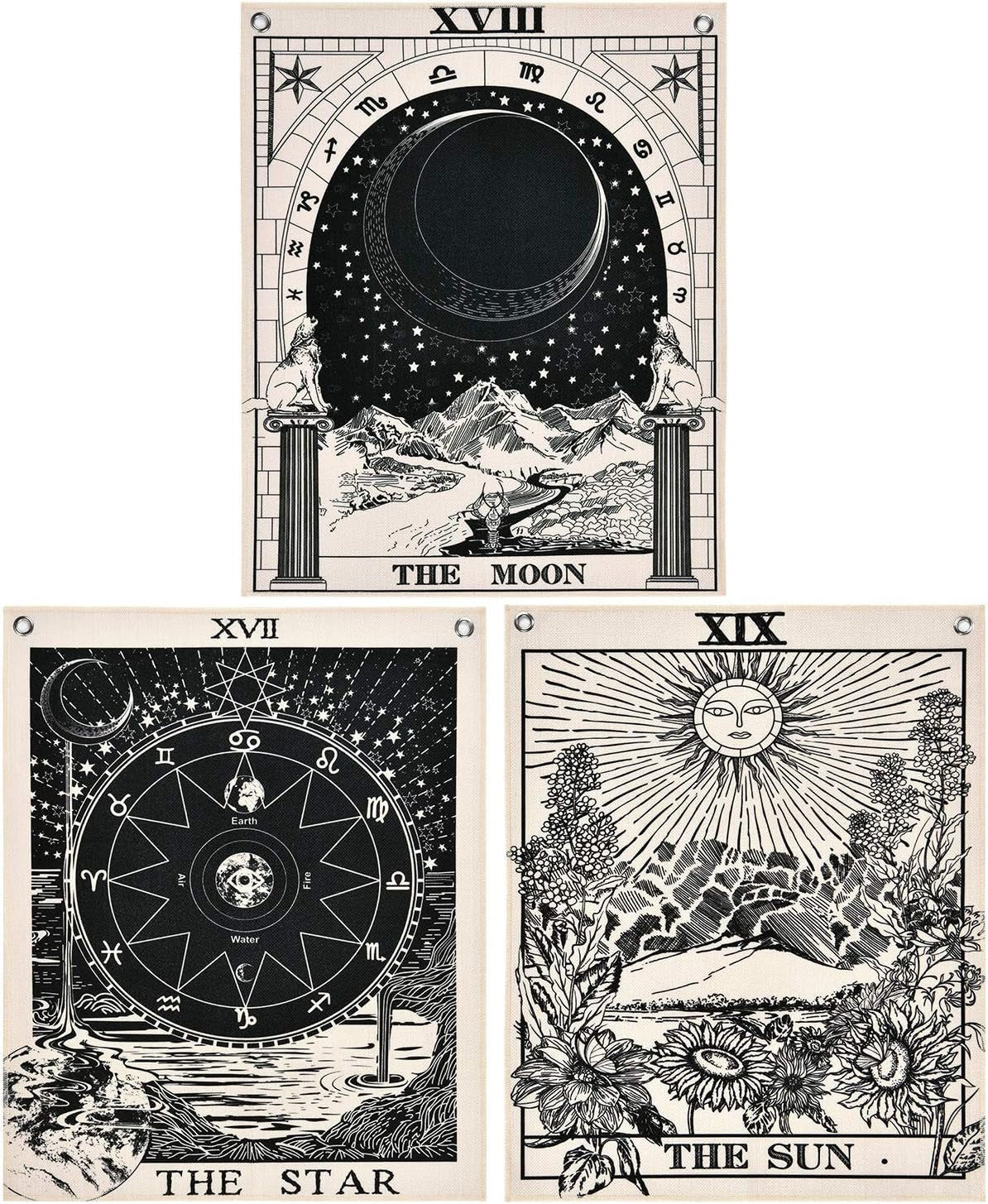 Tapiserie alishomtll tarot set soare luna stele Casa - Accesorii si Decoratiuni Naty Shop