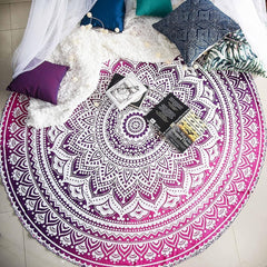 Tapiserie india prosop plaja rotund mandala hippie mare Casa - Accesorii si Decoratiuni Naty Shop Default Title