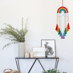 Tapiserie rainbow decorare funie bumbac curcubeu Casa - Accesorii si Decoratiuni Naty Shop