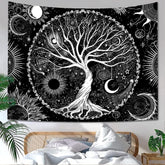Tapiserie sequpr copac viata soare luna Casa - Accesorii si Decoratiuni Naty Shop 150L X 129.5B Cm