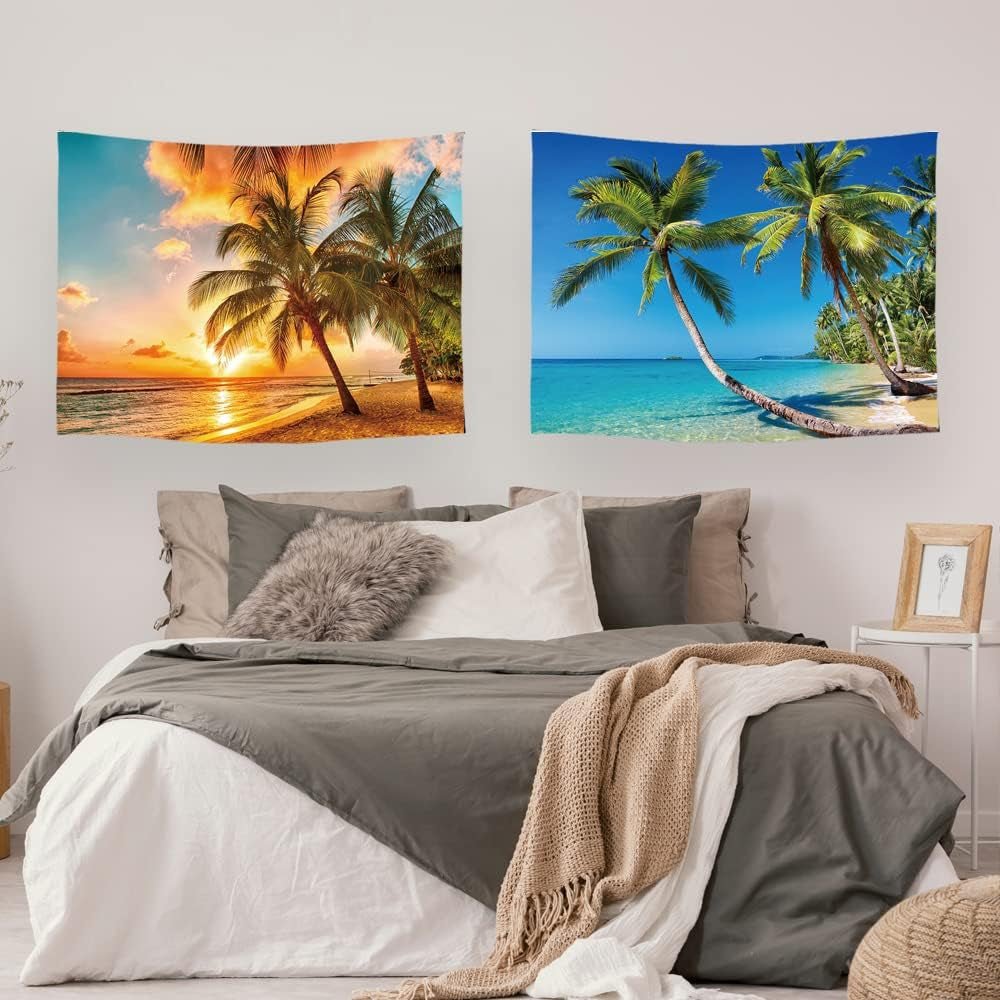 Tapiserie ulticool casa plaja mare insula palmier Casa - Accesorii si Decoratiuni Naty Shop