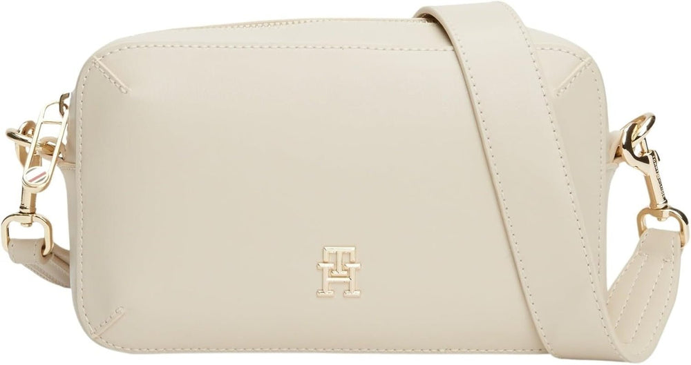 Tommy Hilfiger Crossbody Bag Chic Flap Crossover Mic Genti Femei Naty Shop Bej (bej clasic)