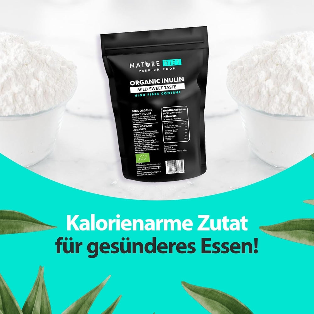 Nature Diet - Bio-Inulin 1 kg | Aus Agave | Natürliches Präbiotikum Süßstoffe Naty Shop