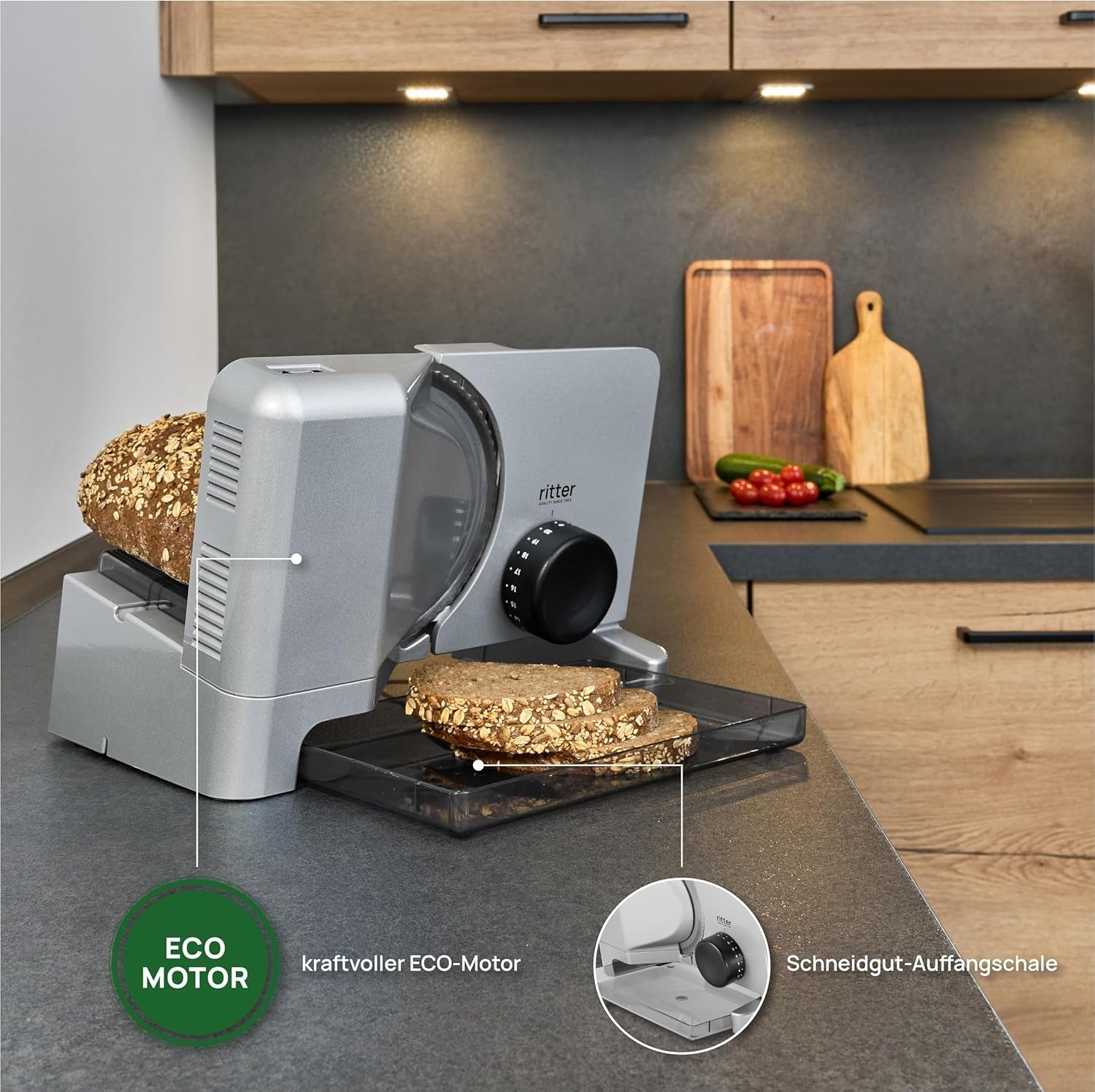 Ritter E 16 Duo plus Multifunktions-Elektrohobel, hergestellt in Deutschland Reiben und Hobel Naty Shop