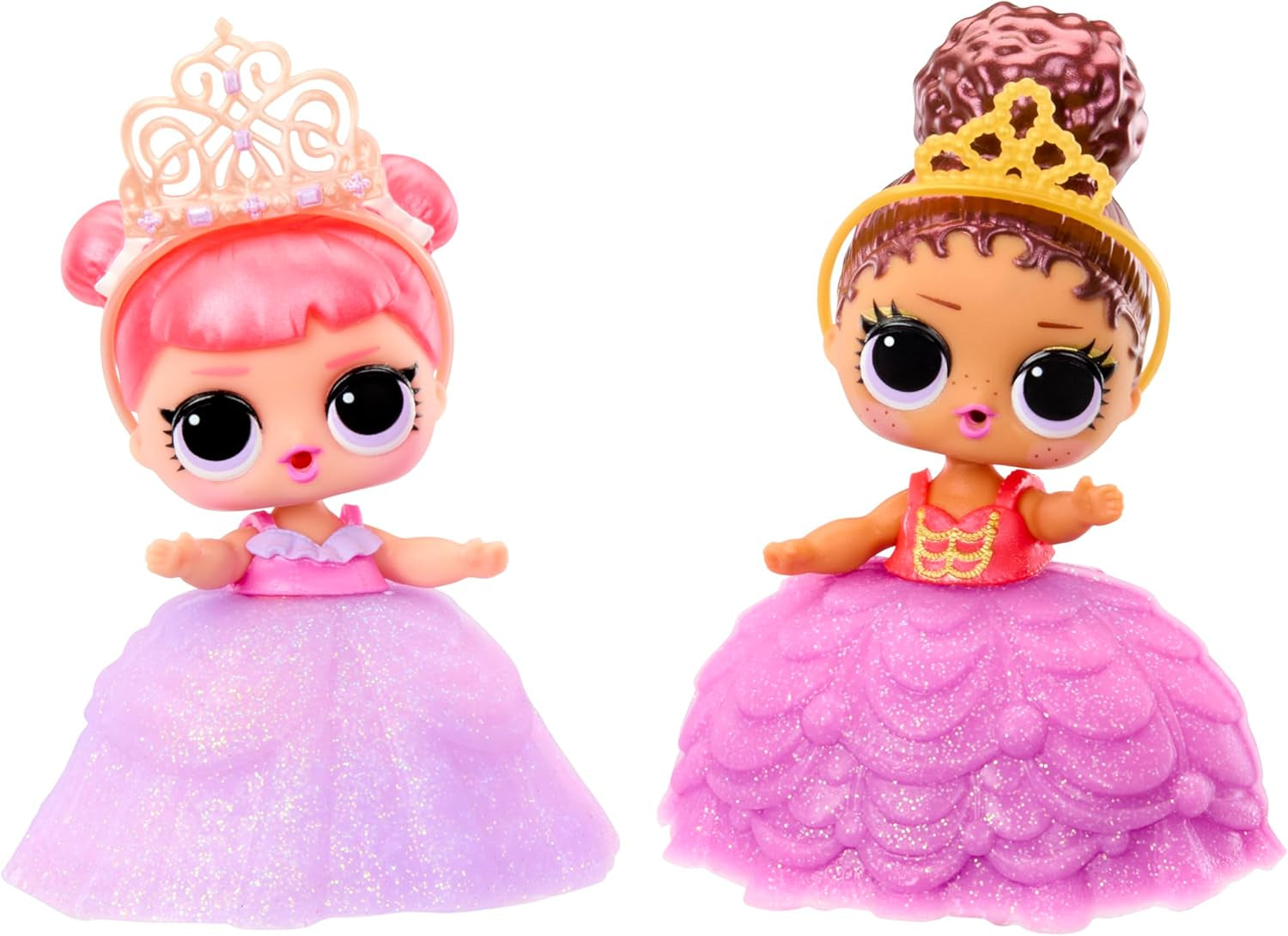 L.O.L. Surprise! Princess Tots - Enthält 1 Puppe, Blindverpackung, mit 2 Farben zum Kreieren eines Prinzessinnen-Kleides, 8 Puppen zum Sammeln