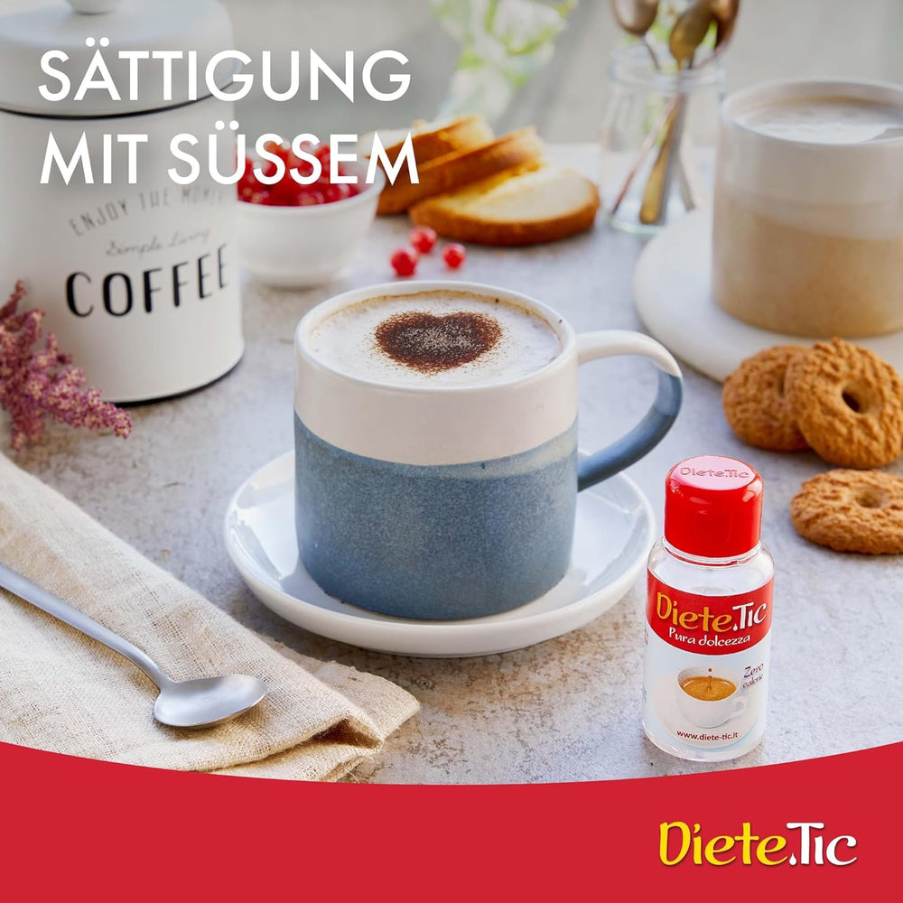 Kalorienfreier flüssiger Süßstoff, Sprühgröße 3 x 50 ml (1 Tropfen MAXI = 1 Teelöffel Zucker), glutenfrei, ohne Konservierungsstoffe und ohne Aspartam, ideal für Desserts, Getränke und Joghurt